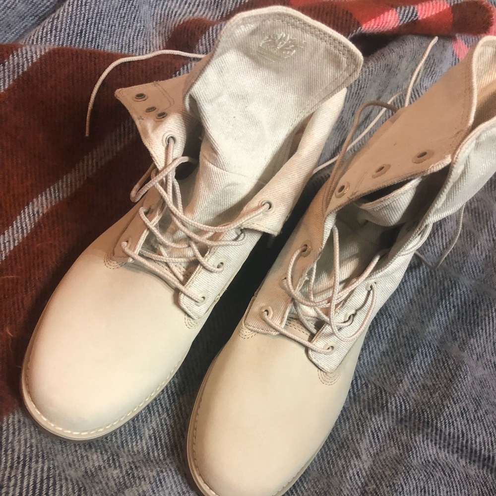 Cream Timberlands